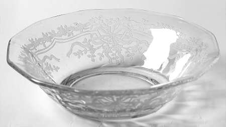 June Clear Small Fruit Dessert Bowl