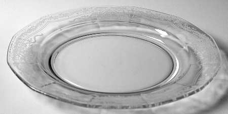 June Clear Luncheon Plate