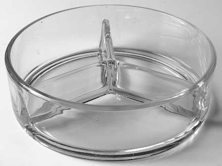 June Clear Candy Dish No Lid