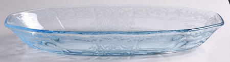 June Blue (Azure) 11" Oval Celery