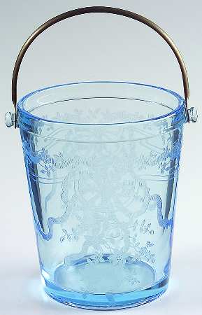 June Blue (Azure) Ice Bucket with Detachable Handle