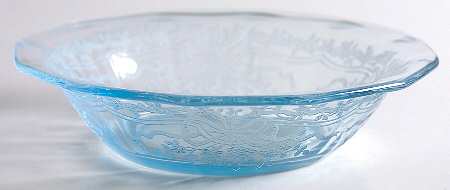 June Blue (Azure) Small Fruit Dessert Bowl
