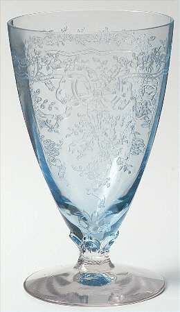June Blue (Azure) 9 Oz Footed Tumbler