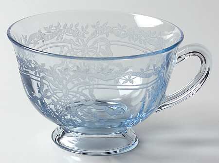 June Blue (Azure) Footed Cup