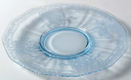 June Blue (Azure) Cream Soup Saucer Only
