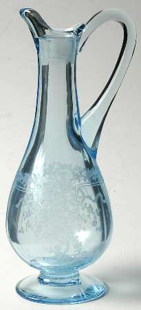 June Blue (Azure) Oil Cruet No Stopper