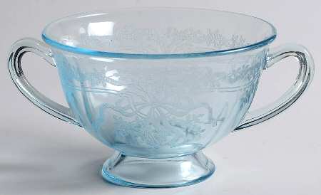 June Blue (Azure) Bouillon Cup Only