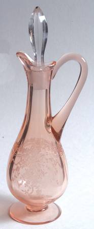 June Pink Oil Cruet & Stopper