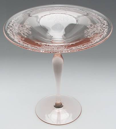 June Pink Round Compote (Height X Width)