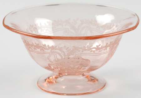 June Pink Mayonnaise Bowl, Bowl Only