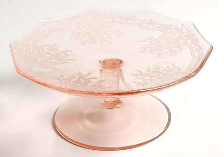 June Pink Handled Cheese & Cracker Set