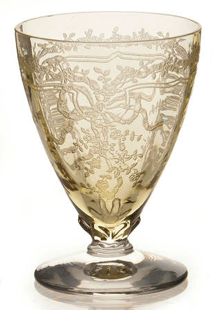 June Topaz (Yellow) Whiskey Glass