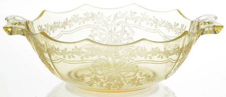 June Topaz (Yellow) Whipped Cream with Bow Handles