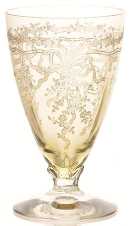 June Topaz (Yellow) 9 Oz Footed Tumbler