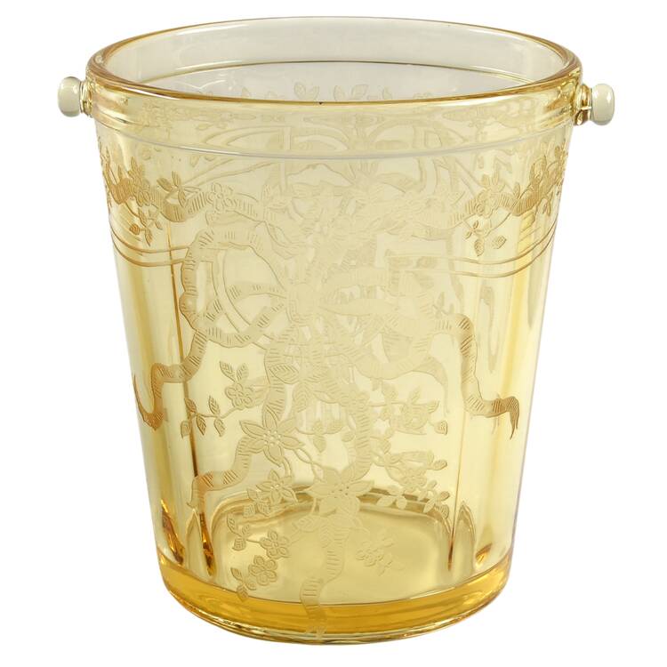 June Topaz (Yellow) Ice Bucket, No Detachable Handle