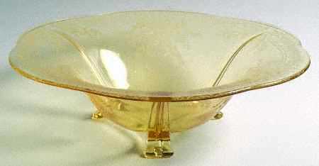 June Topaz (Yellow) 11" 3 Toed Centerpiece