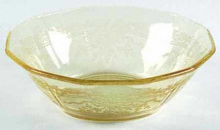 June Topaz (Yellow) Cereal Bowl