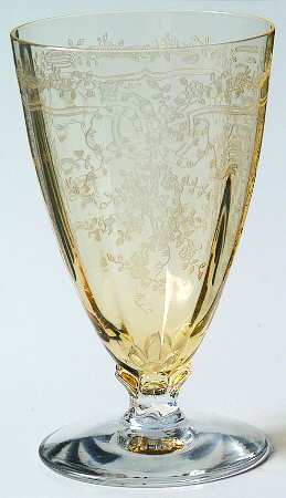 June Topaz (Yellow) Juice Glass