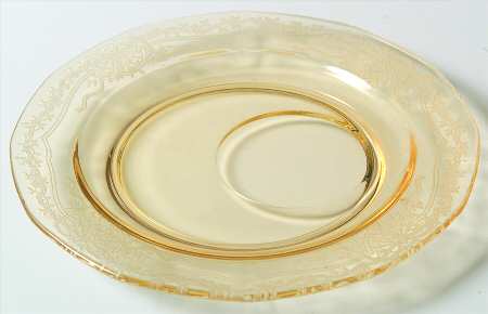 June Topaz (Yellow) Canape Set, Tray Only