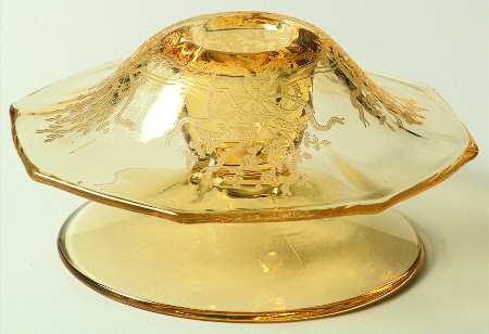 June Topaz (Yellow) Mushroom Candlestick