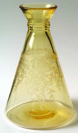 June Topaz (Yellow) Decanter No Stopper