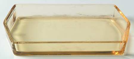 June Topaz (Yellow) Rectangular Lemon Insert for Service Tray