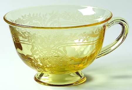 June Topaz (Yellow) Footed Cup
