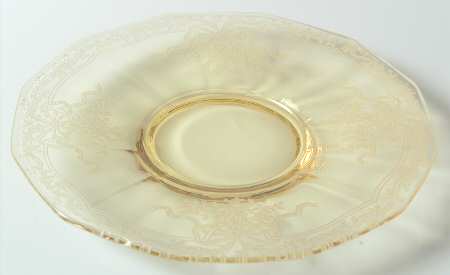 June Topaz (Yellow) Cream Soup Saucer Only