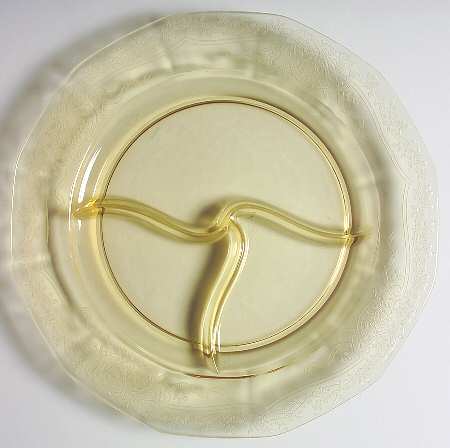 June Topaz (Yellow) Grill Plate