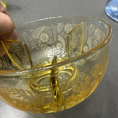 Kashmir Topaz (Stem 5099) Ice Dish No Insert