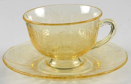 Kashmir Topaz (Stem 5099) Footed Cup & Saucer Set