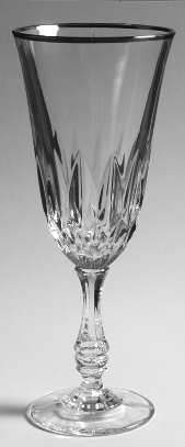 Kimberly Platinum Fluted Champagne
