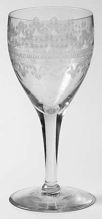 Large Cloverleaf Wine Glass