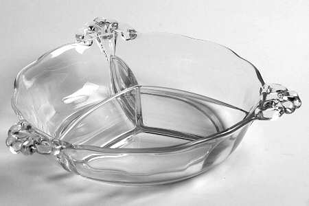 Lafayette Clear 8" Round 3 Part Relish