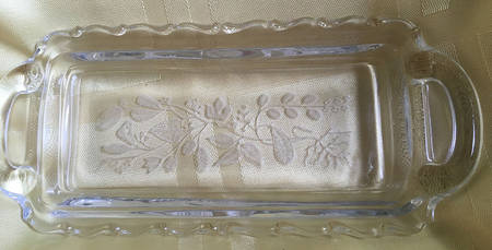 Lacy Leaf 1/4 Pound Butter Dish, No Lid