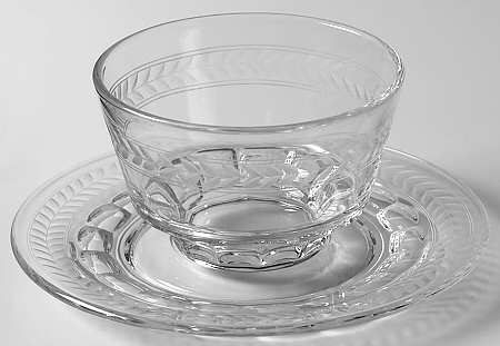Laurel (Stem 6017) Mayonnaise Bowl and Underplate