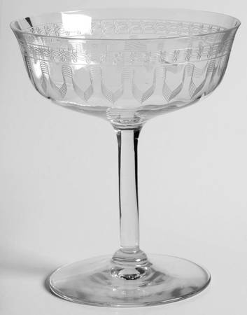Lenore (Needle Etch) Champagne/Tall Sherbet