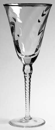 Liana (Platinum Trim) Wine Glass