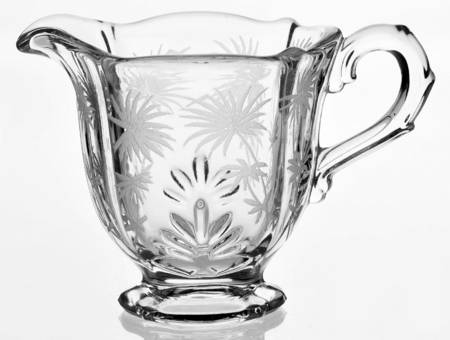 Lido Clear Individual Footed Creamer (Baroque Shape)