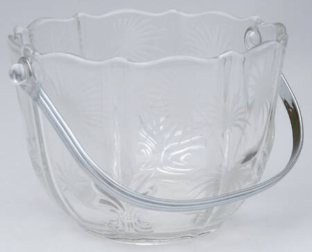 Lido Clear Baroque Ice Bucket, No Handle Or Tongs