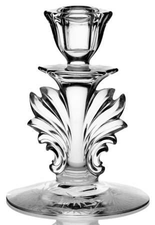 Lido Clear 5" Candlestick (Baroque Shape)