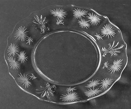Lido Clear Salad Plate (Baroque Shape)