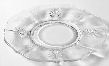Lido Clear Mayonnaise Underplate (Baroque Shape)