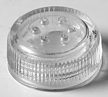 Lido Clear Glass Lid for Shaker (Baroque Shape)
