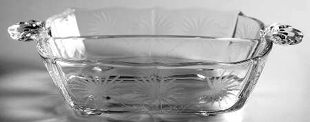 Lido Clear 2 Part Handled Relish (Baroque Shape)