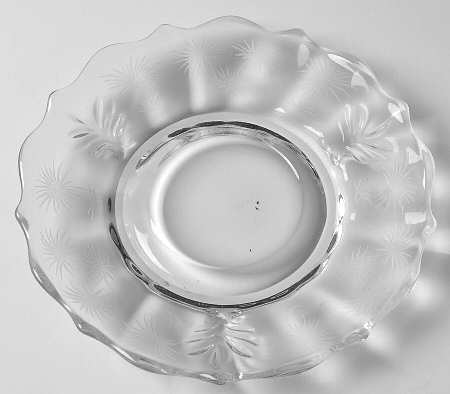 Lido Clear Saucer for Footed Cup (Baroque Shape)