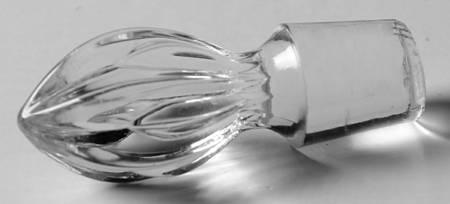 Lido Clear Stopper for Oil Cruet (Baroque Shape)
