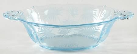 Lido Blue Handled Sauce Boat (Baroque Shape)