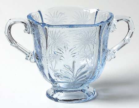 Lido Blue Open Sugar (Baroque Shape)
