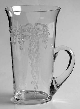Lily of the Valley (Stem #858, Non Optic) Handled Flat Iced Tea